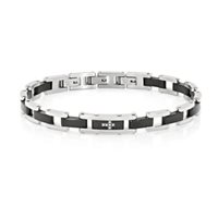 Bracelet Amen Man in Steel Zircone ACBR7372BNBZ